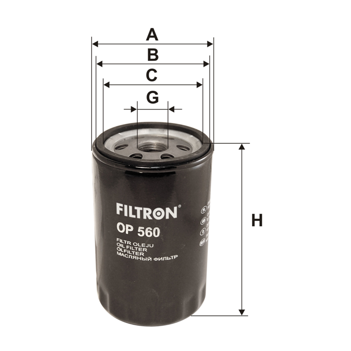 Filtron Oil Filter – price 24 PLN