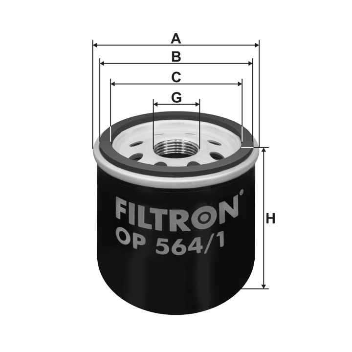 Oil Filter Filtron OP 564/1