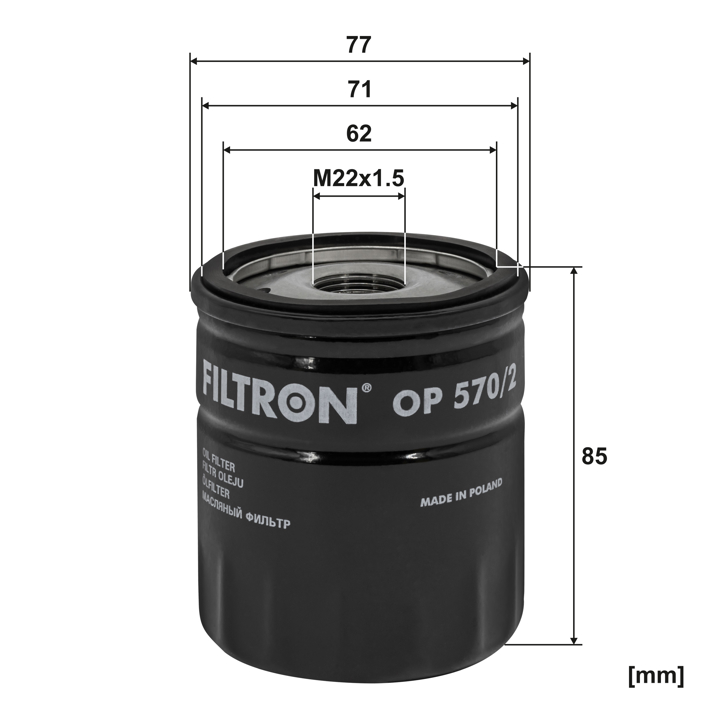 Filtron Oil Filter – price 26 PLN