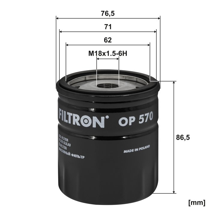 Buy Filtron OP570 – good price at EXIST.AE!