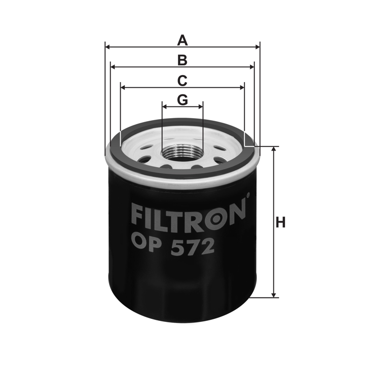 Oil Filter Filtron OP 572