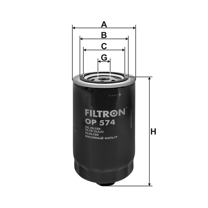 Oil Filter Filtron OP 574