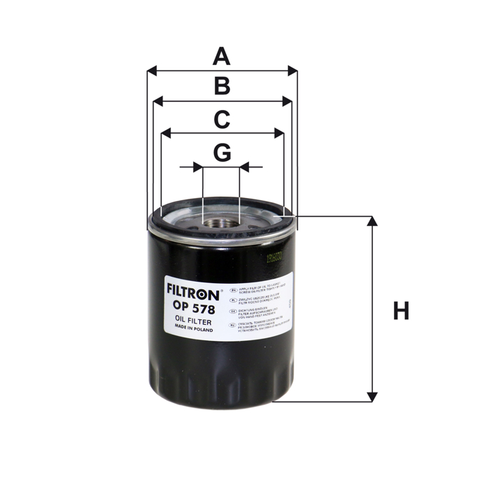 Filtron Oil Filter – price 27 PLN