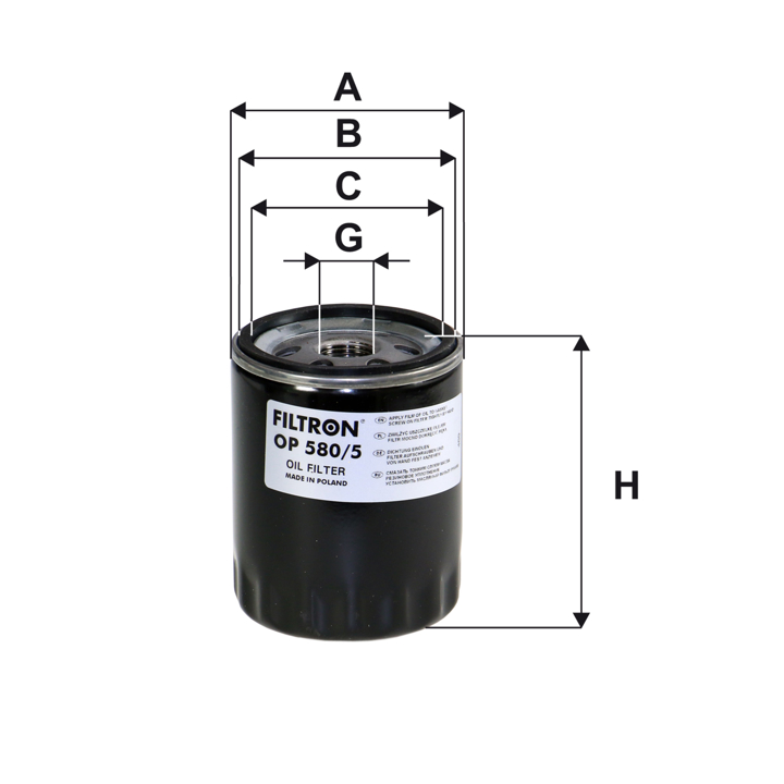 Filtron Oil Filter – price 22 PLN