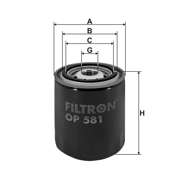 Oil Filter Filtron OP 581