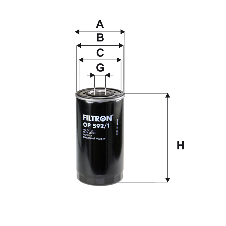 Filtron Oil Filter – price 69 PLN