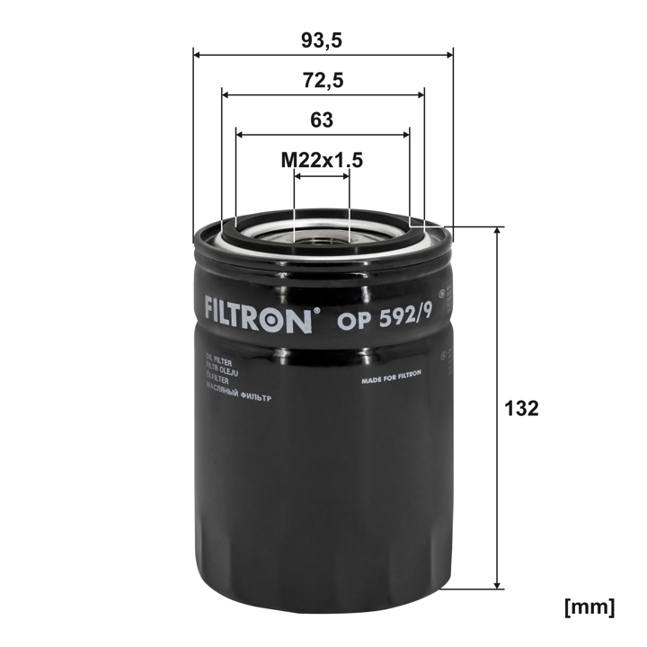 Filtron Oil Filter – price [object Object] PLN