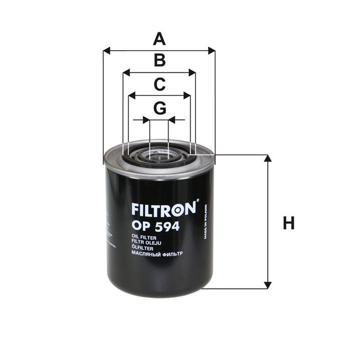 Oil Filter Filtron OP 594