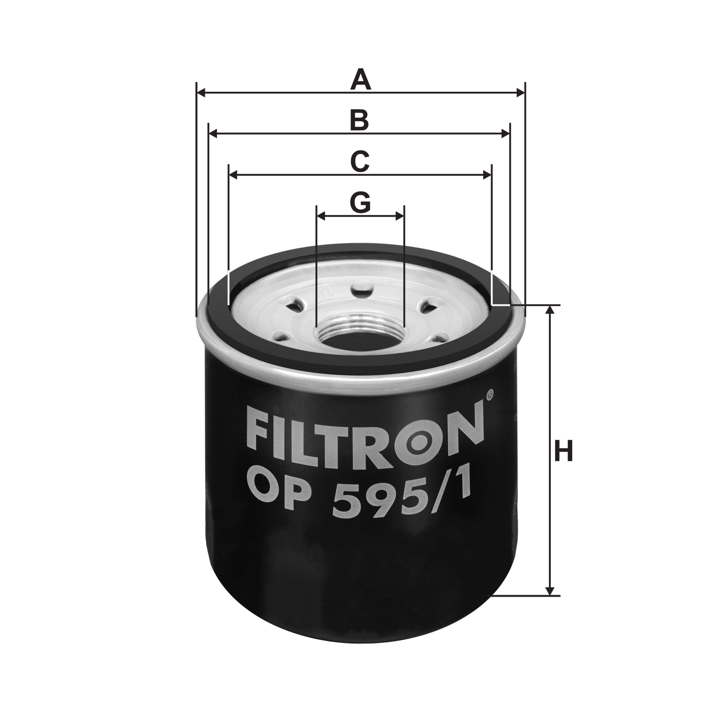 Oil Filter Filtron OP 595/1