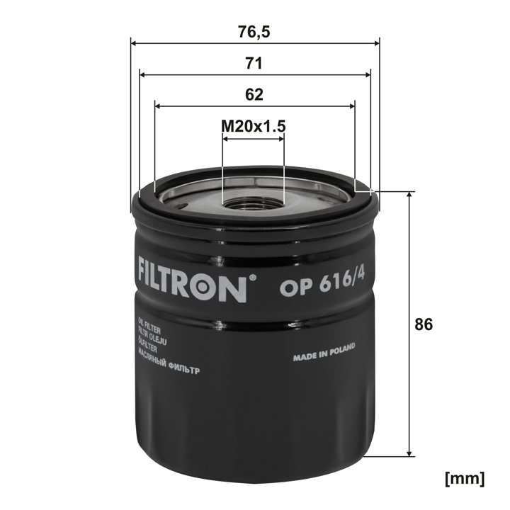 Filtron Oil Filter – price 21 PLN
