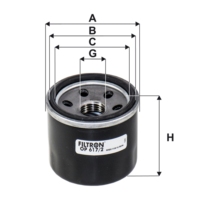 Oil Filter Filtron OP 617/2