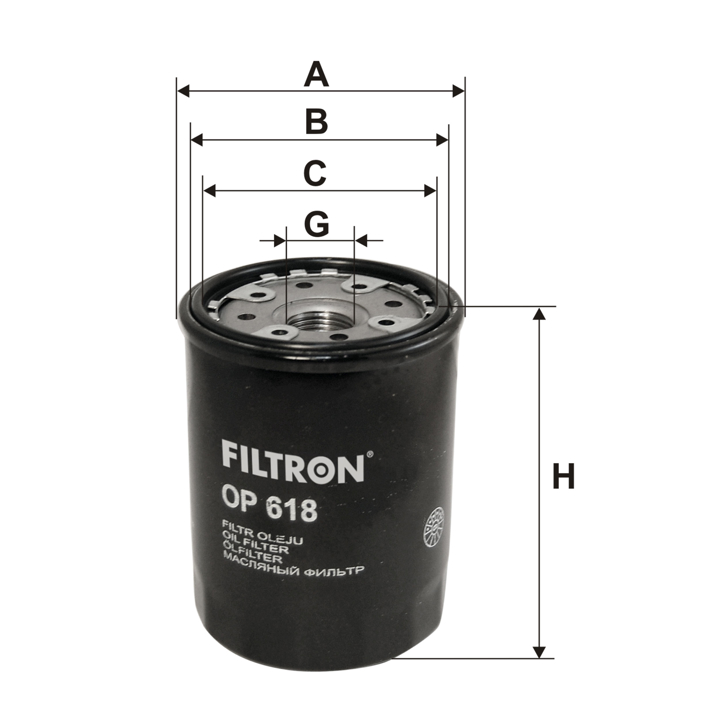 Oil Filter Filtron OP 618