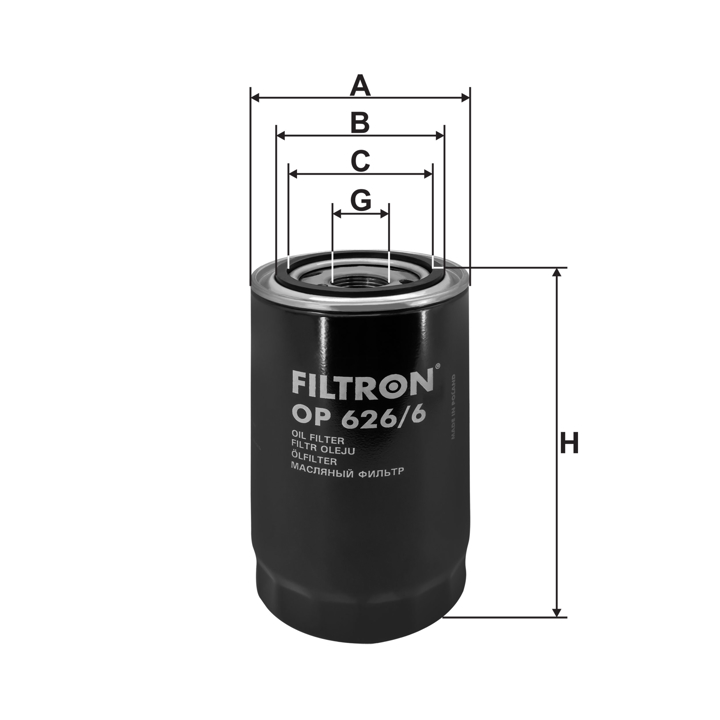 Oil Filter Filtron OP 626/6