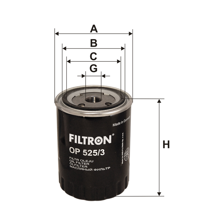 Filtron Oil Filter – price 27 PLN