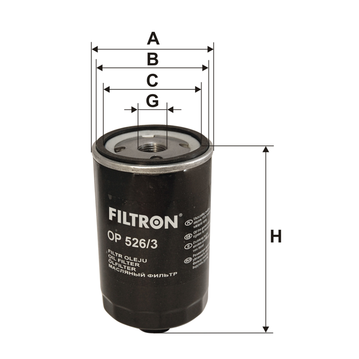 Filtron Oil Filter – price 33 PLN