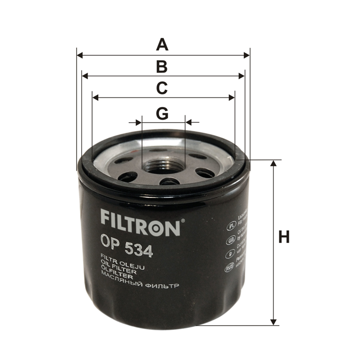 Filtron Oil Filter – price 18 PLN