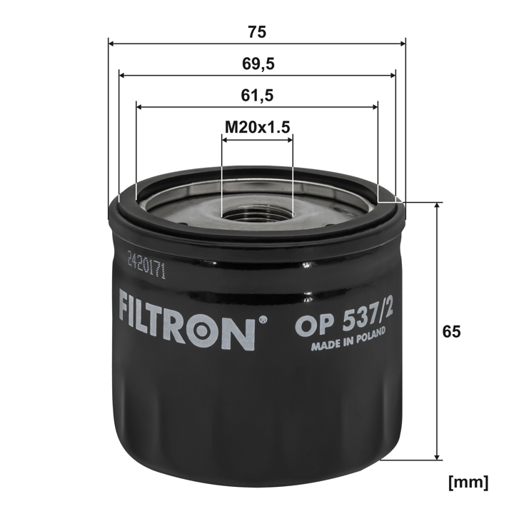 Buy Filtron OP 537/2 at a low price in United Arab Emirates!