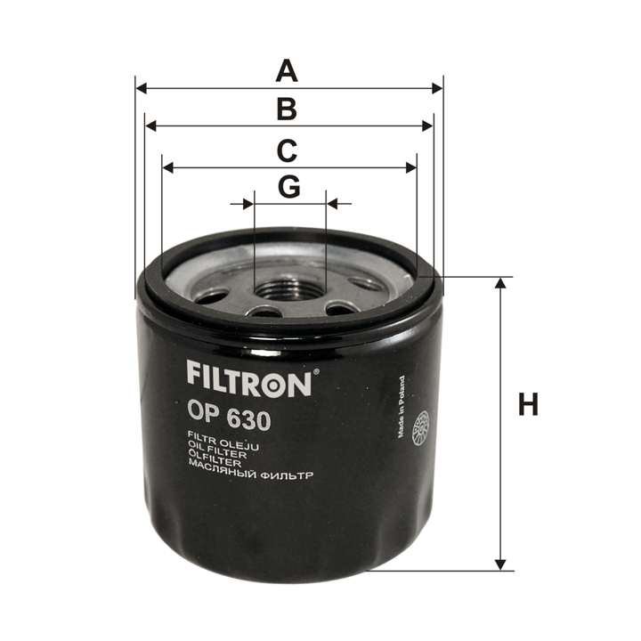 Filtron Oil Filter – price 14 PLN