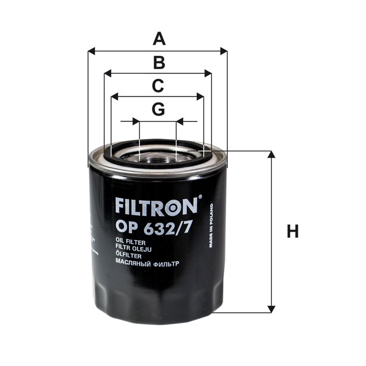 Filtron Oil Filter – price 34 PLN