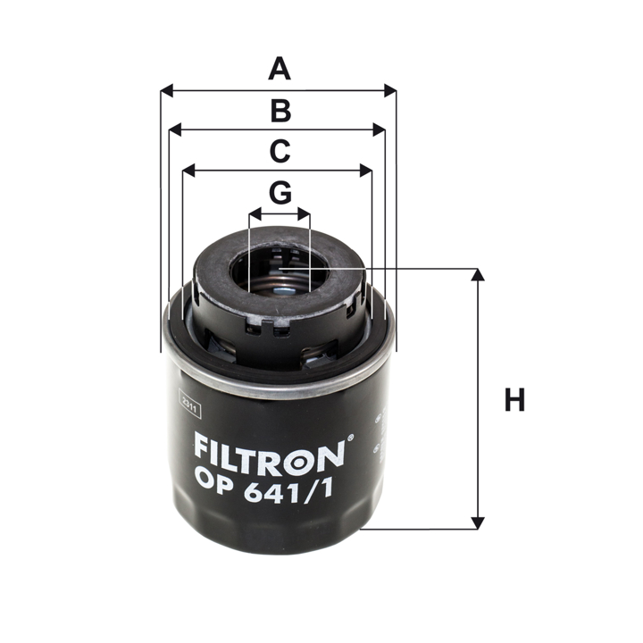 Oil Filter Filtron OP 641/1
