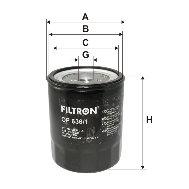 Filtron Oil Filter – price [object Object] PLN