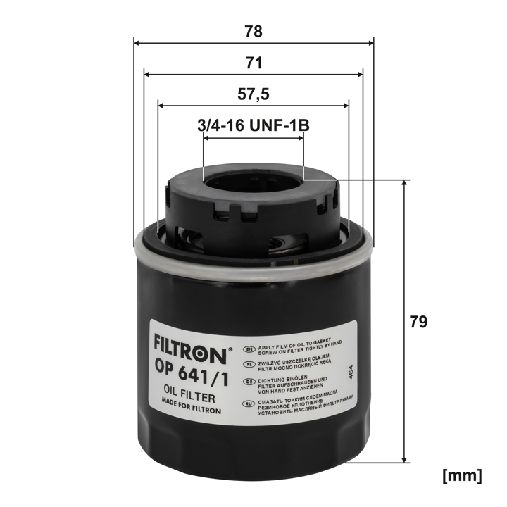 Buy Filtron OP 641/1 at a low price in United Arab Emirates!
