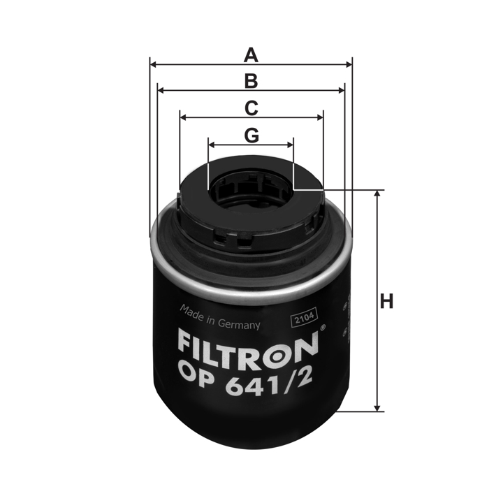 Oil Filter Filtron OP 641/2