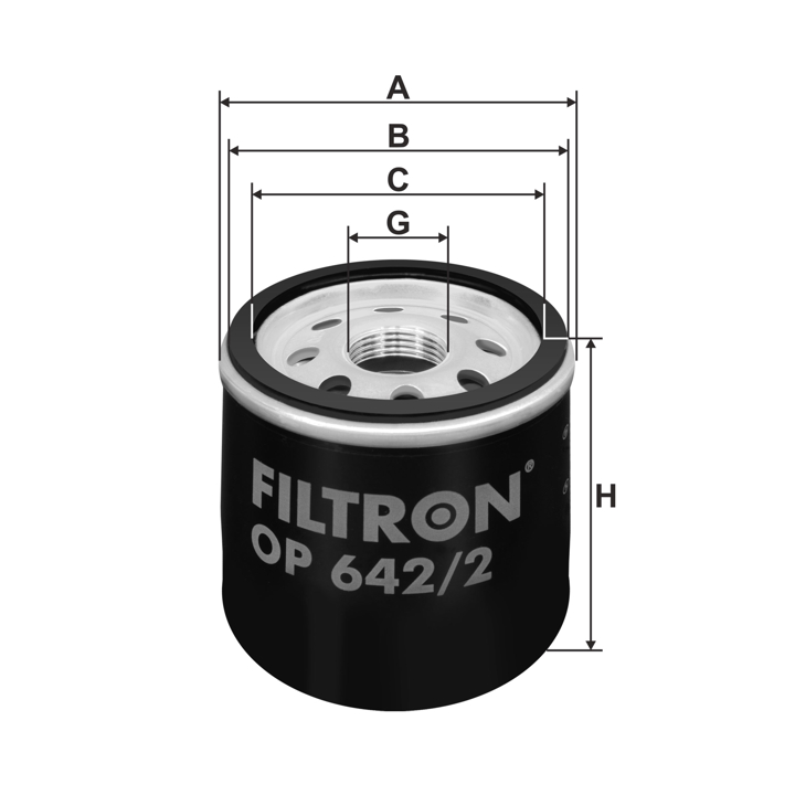 Oil Filter Filtron OP 642/2