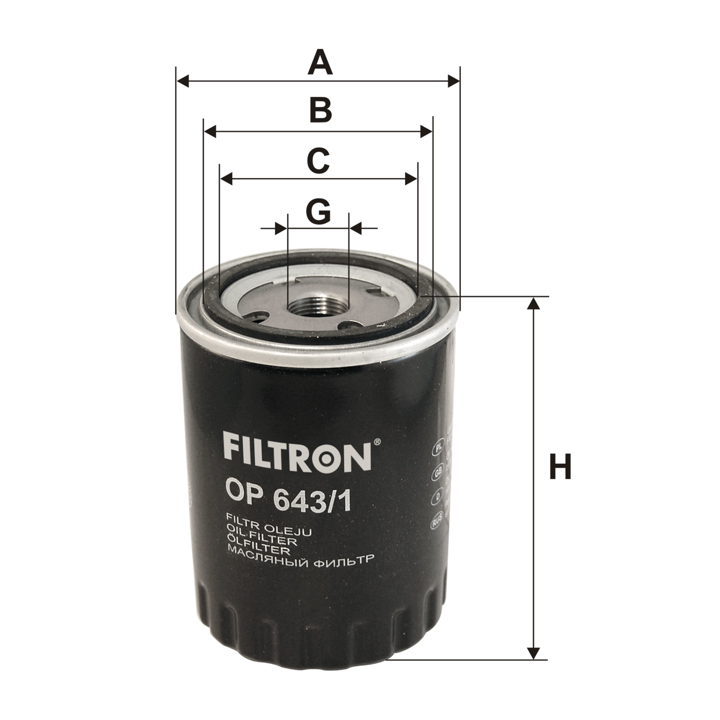 Buy Filtron OP 643/1 at a low price in United Arab Emirates!