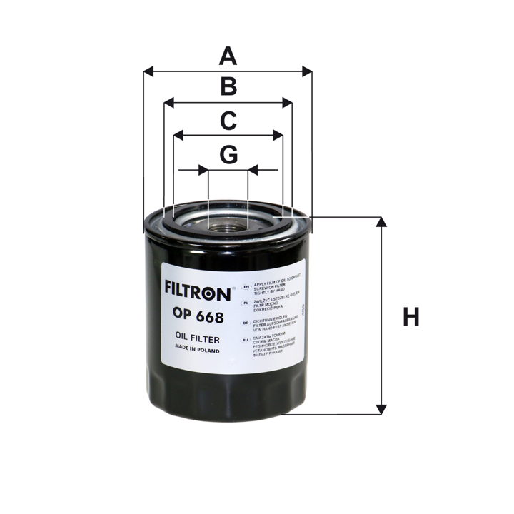 Filtron Oil Filter – price 83 PLN