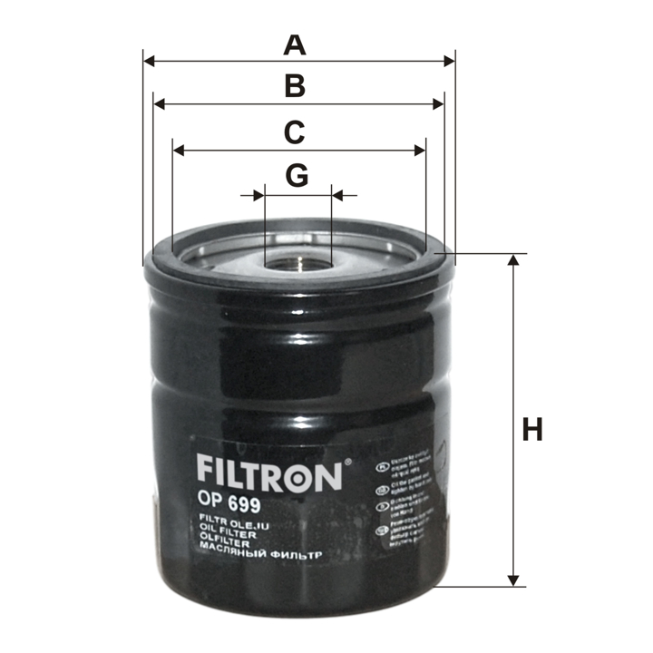 Filtron Oil Filter – price 33 PLN