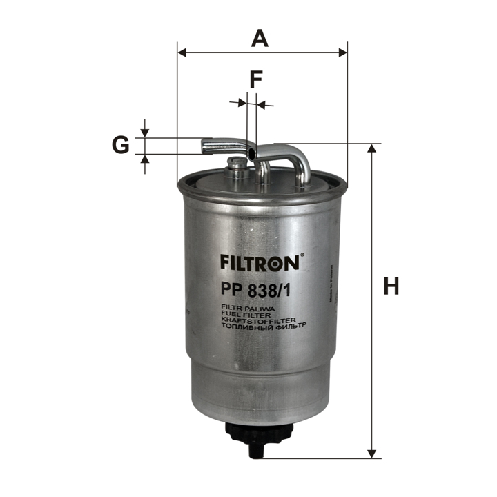 Filtron Fuel filter – price 36 PLN