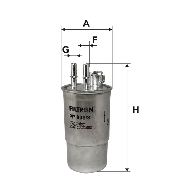 Filtron Fuel filter – price 49 PLN