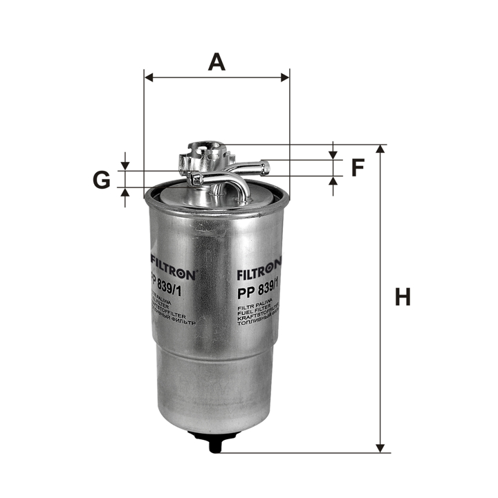 Fuel filter Filtron PP 839/1