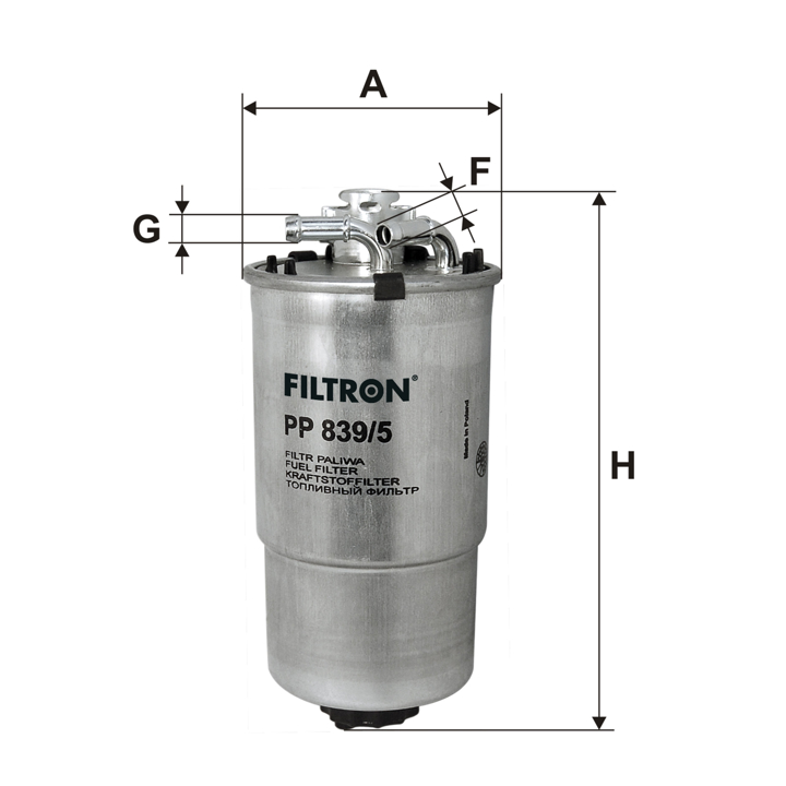 Fuel filter Filtron PP 839/5