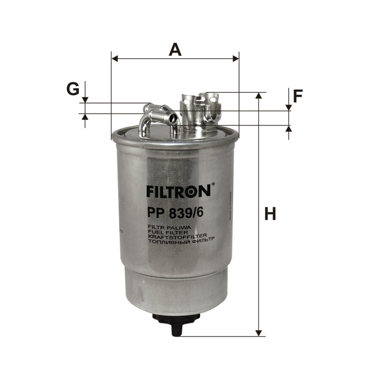 Fuel filter Filtron PP 839/6