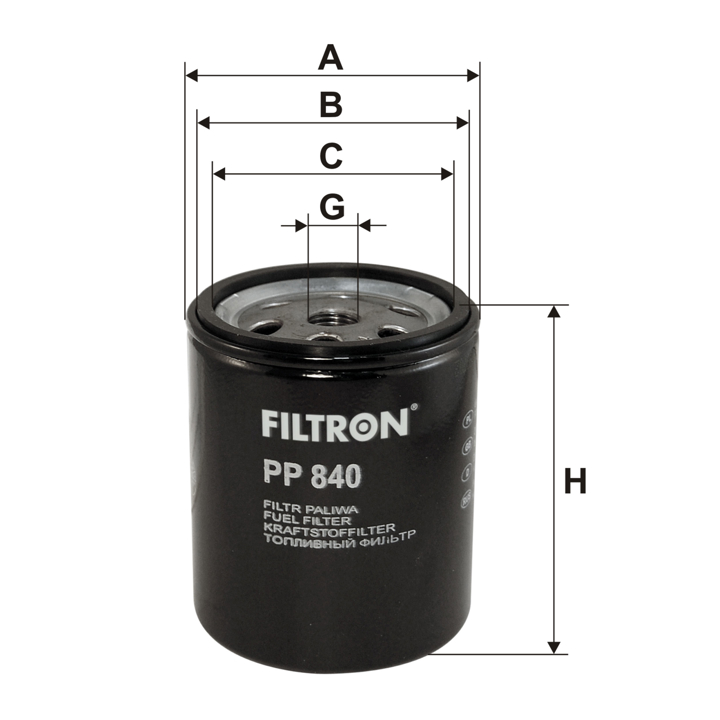 Filtron Fuel filter – price 21 PLN