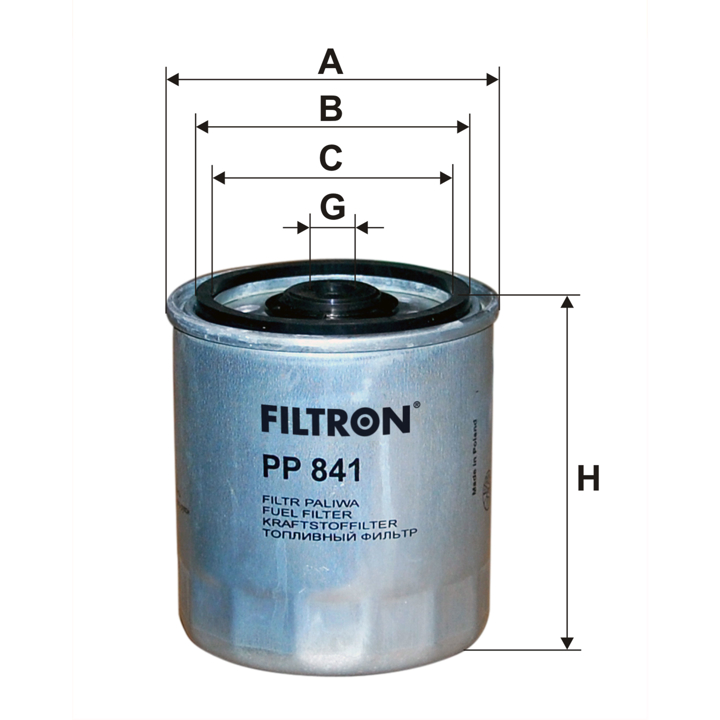 Fuel filter Filtron PP 841