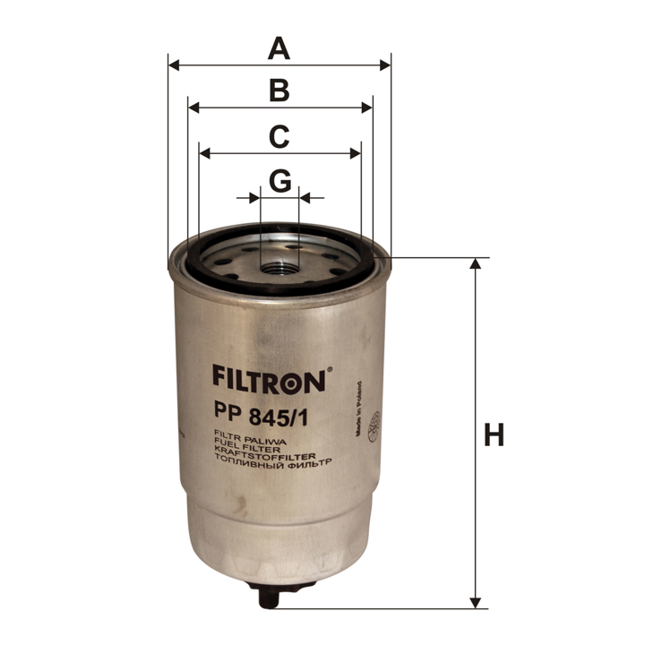 Filtron Fuel filter – price 25 PLN