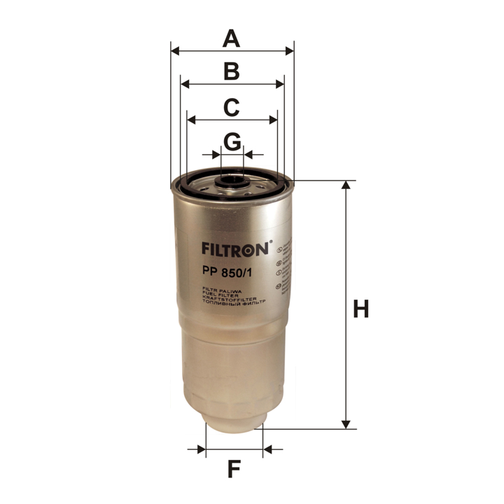 Filtron Fuel filter – price 77 PLN