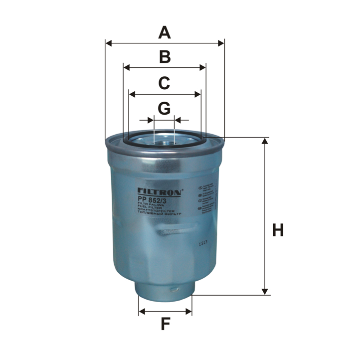 Filtron Fuel filter – price 61 PLN