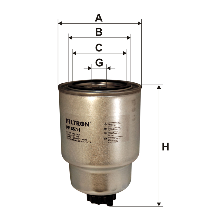Filtron Fuel filter – price 58 PLN