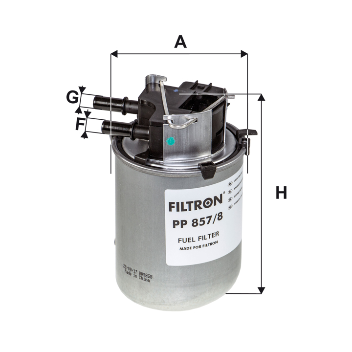 Fuel filter Filtron PP 857/8
