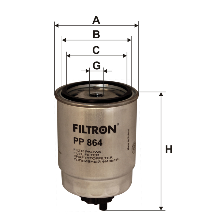 Filtron Fuel filter – price 30 PLN