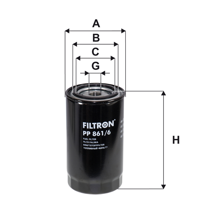 Filtron Fuel filter – price 46 PLN