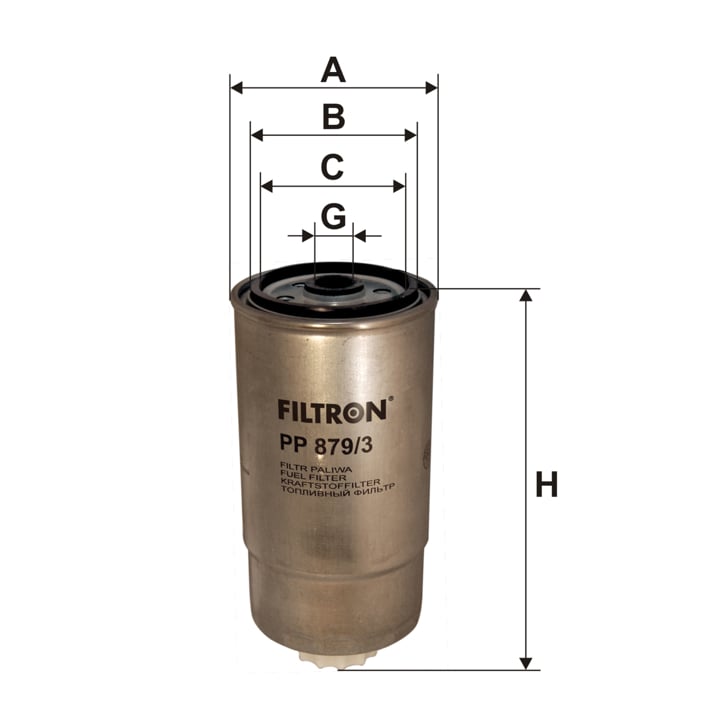 Filtron Fuel filter – price 56 PLN