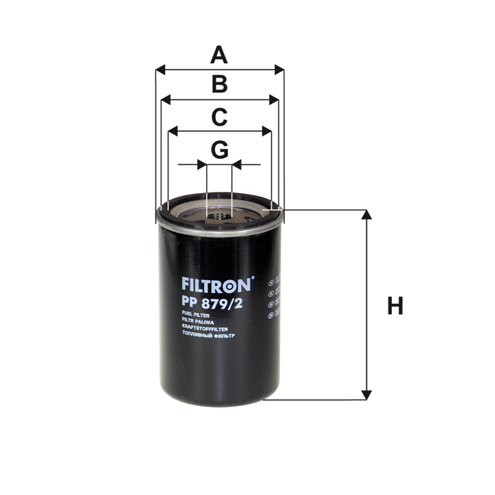 Fuel filter Filtron PP 879/2