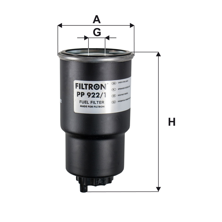 Fuel filter Filtron PP 922/1
