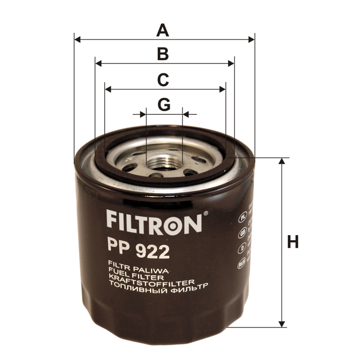 Filtron Fuel filter – price 27 PLN