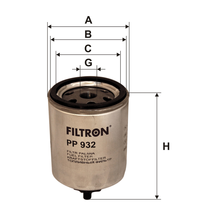 Filtron Fuel filter – price 24 PLN
